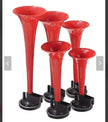 Dixie Musical Air Horn Kit 12V – 5 Trumpet Dukes Style Train Horn with Compressor