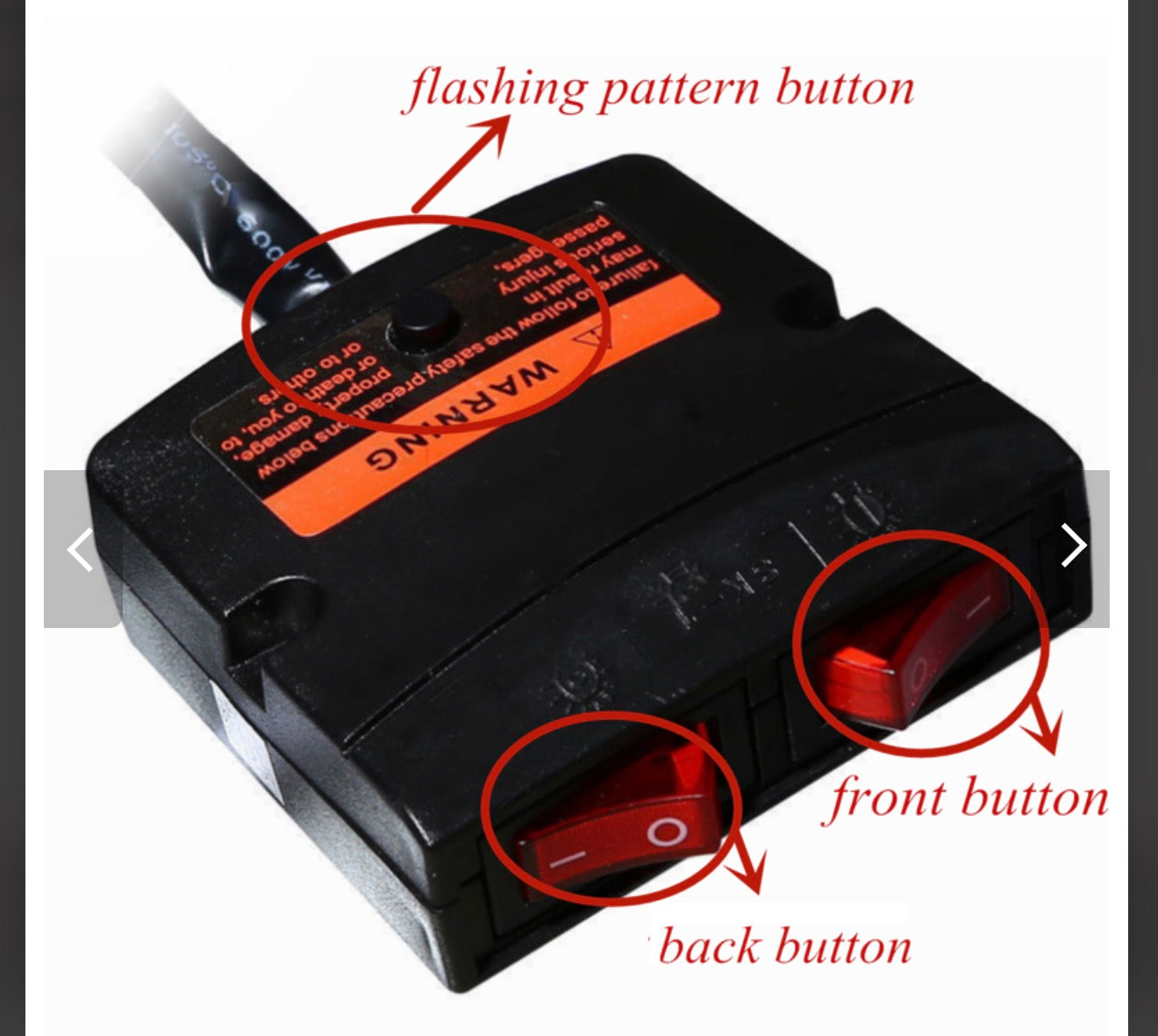 1200mm LED Emergency Light Bar 12V/24V – 88 LED Amber Warning Beacon with 15 Flash Modes