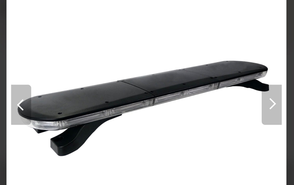 96cm High Power LED Emergency Light Bar – 12V/24V R65 Approved Amber Beacon – 162 LED, 126W Strobe Light