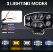 10” 90W LED Spot Light White/Yellow 12-24V – High Power Spot Beam, IP67 HAL136