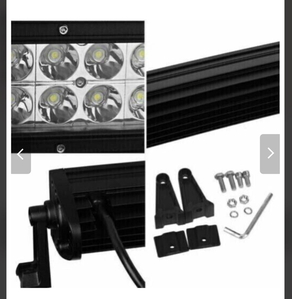 81cm Curved LED Light Bar – 180W High Power Spot Beam | 12V–24V Waterproof IP67