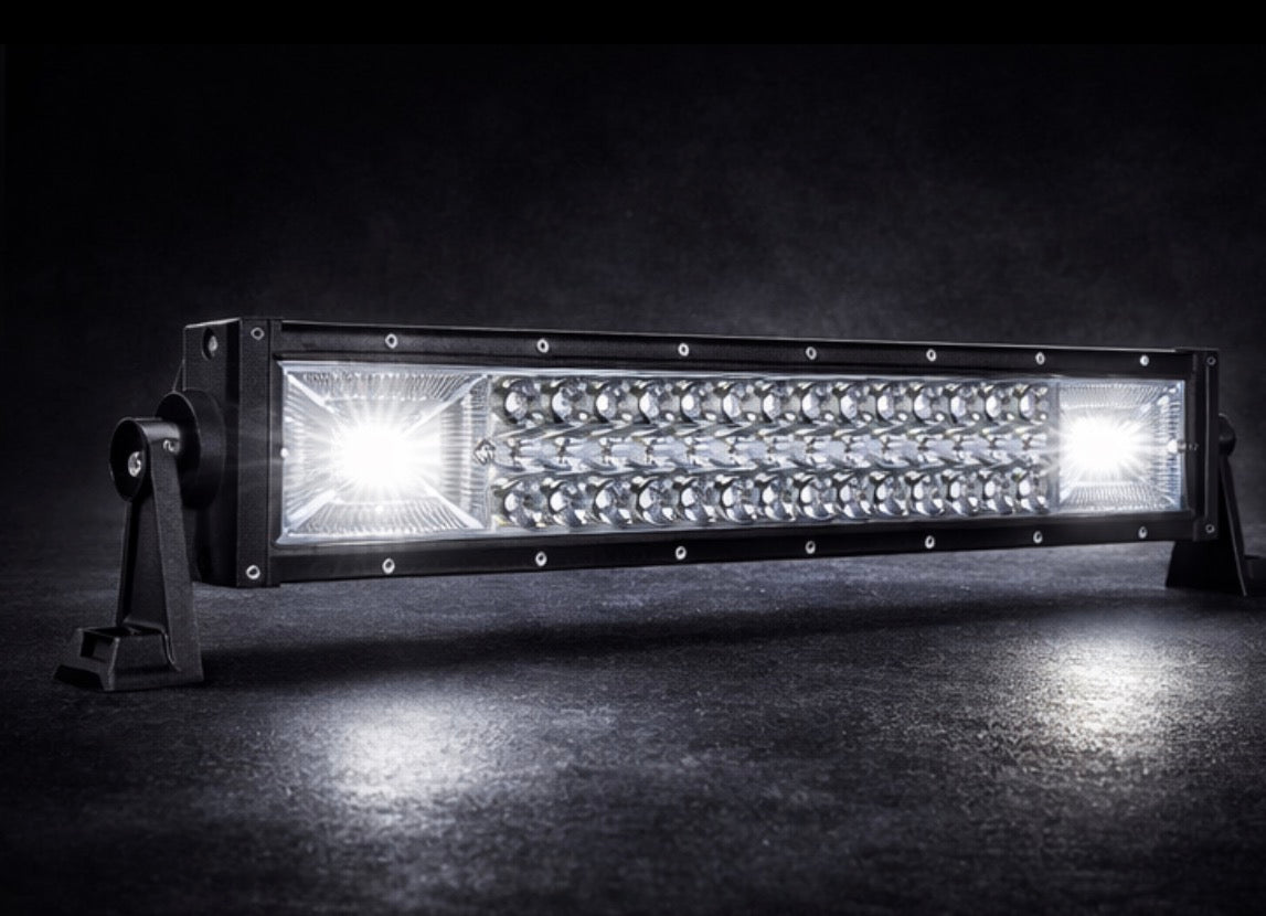 20” (55cm) 324W LED Light Bar 7D Dual Beam Spot & Flood 12–24V Off-Road Work Light HAL320