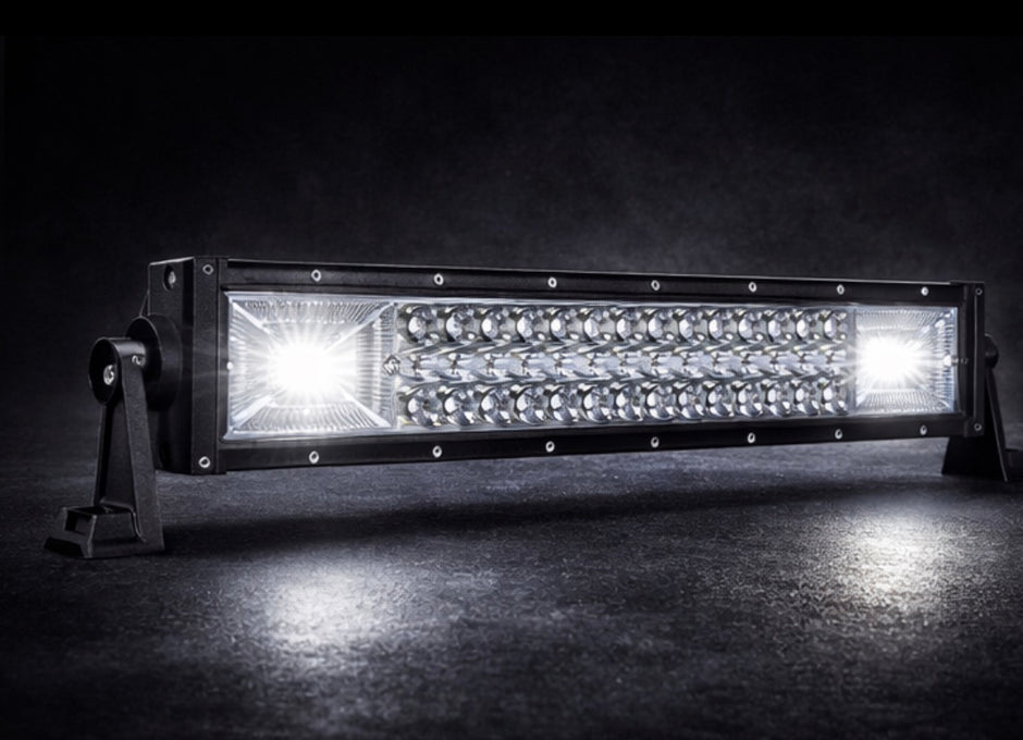 20” (55cm) 324W LED Light Bar 7D Dual Beam Spot & Flood 12–24V Off-Road Work Light HAL320