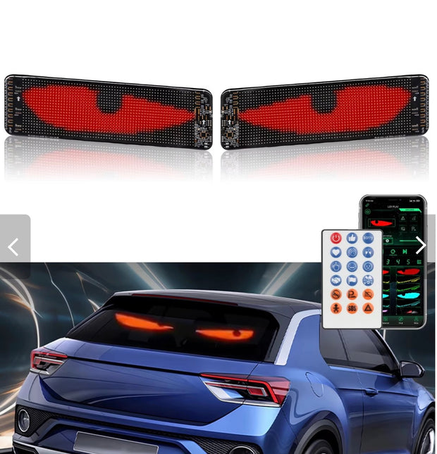 LED Rear Window Display Panel Bluetooth App Control 59cm – Text, Images & Animations HAL137