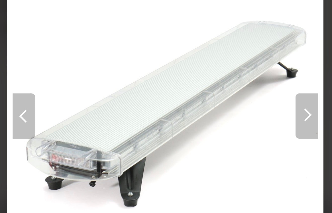 1200mm LED Emergency Light Bar 12V/24V – 88 LED Amber Warning Beacon with 15 Flash Modes