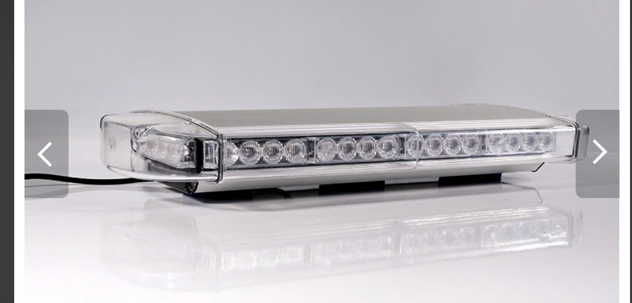 55cm Magnetic LED Emergency Light Bar – 12V/24V Amber Warning Beacon (E9 Approved)