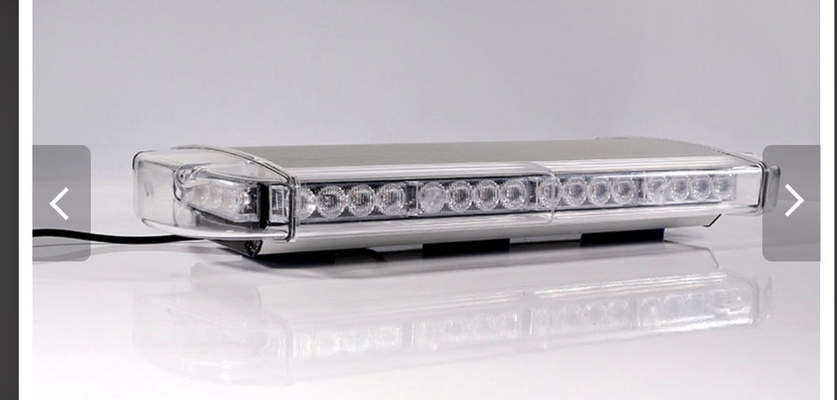 55cm Magnetic LED Emergency Light Bar – 12V/24V Amber Warning Beacon (E9 Approved)