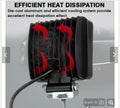 14W LED Work Light with Amber Flash – 12-24V, Flood Beam, IP67/IP69K, Heavy Duty HAL185