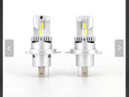 E4P H4 LED Headlight Bulb Set (Pair) – 6500K White | Mini Design | Plug & Play