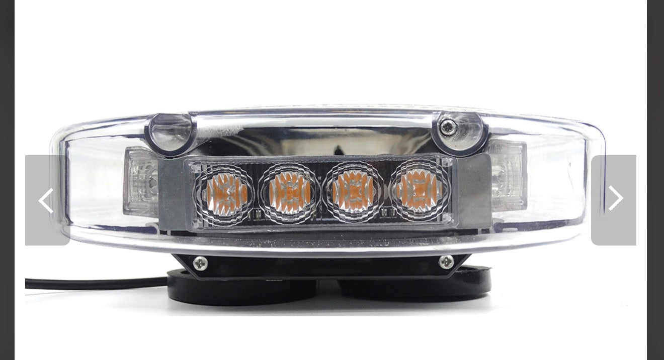 55cm Magnetic LED Emergency Light Bar – 12V/24V Amber Warning Beacon (E9 Approved)