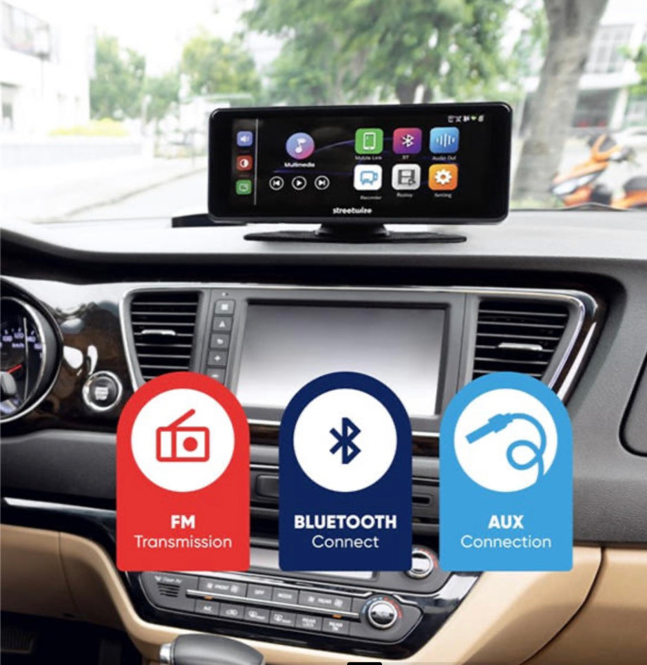 7” FreePlay Car Display Unit – Apple CarPlay, Android Auto, AirPlay, SatNav & Rear Camera & Support