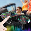 Bluetooth FM Transmitter HZ-BT-F4 – 12-24V Car Kit, Dual USB Charger 3.1A, RGB Backlight, Hands-Free Calling, 87.5–108MHz
