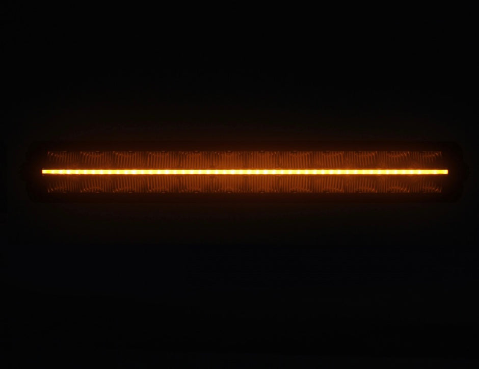 Frameless Dual Colour LED Light Bar – White & Amber DRL | OSRAM LEDs | 56cm
