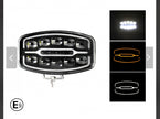 55W High Power LED Driving Light 12V–24V White & Amber | Spot Beam | ECE R10 R148 R149 | IP67 HAL258