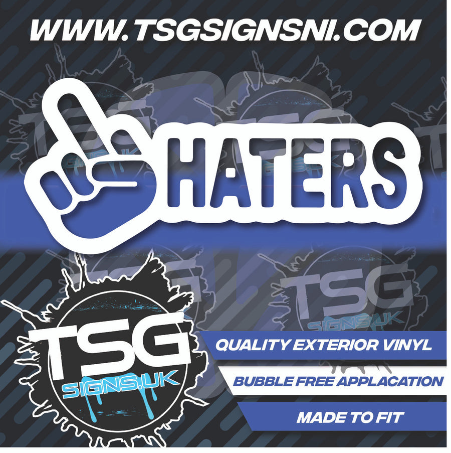 Haters White - Style 13