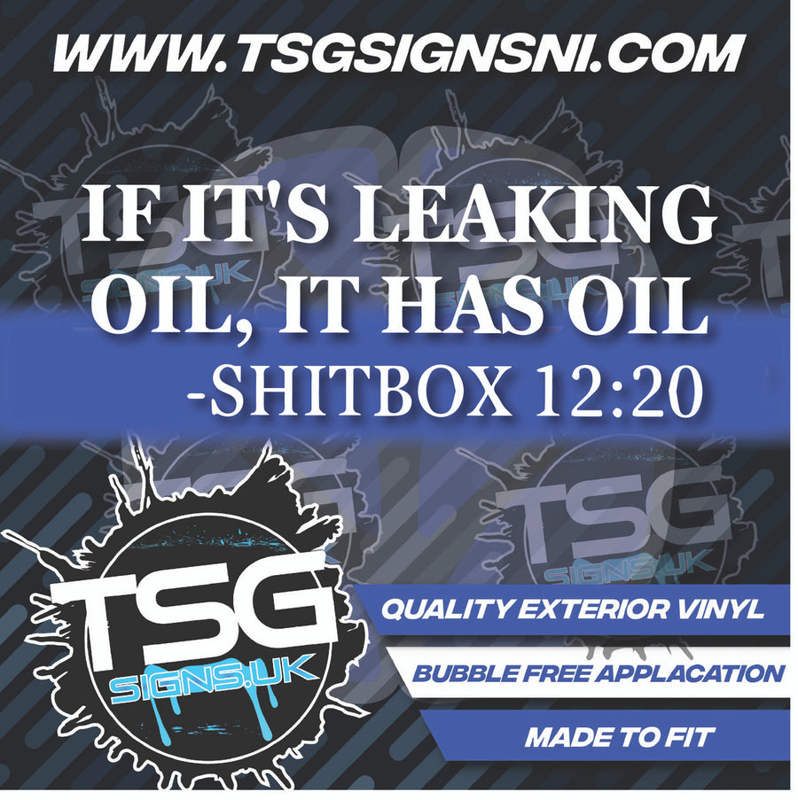 If its leaking oil, It has oil white - Style 4
