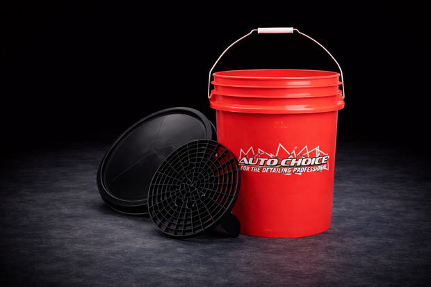 22L Car Wash Bucket with Grit Guard & Lid – Detailing Kit