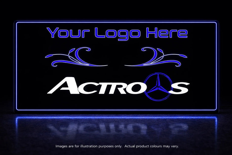 STYLE 27 Mercedes Actros LED 2 Colour RGB Plexi Led light Board
