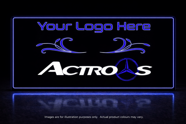 STYLE 27 Mercedes Actros LED 2 Colour RGB Plexi Led light Board