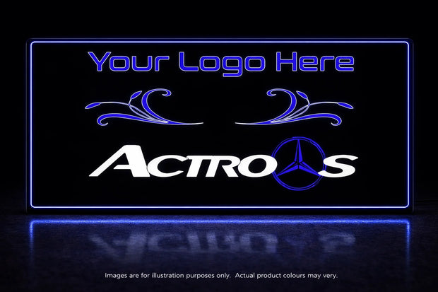 STYLE 27 Mercedes Actros LED 2 Colour RGB Plexi Led light Board