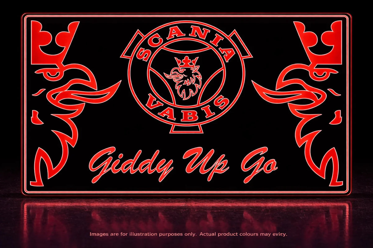 STYLE 1 SCANIA GIDDY UP GO RGB COLOUR INTERIOR LIGHT BOARD
