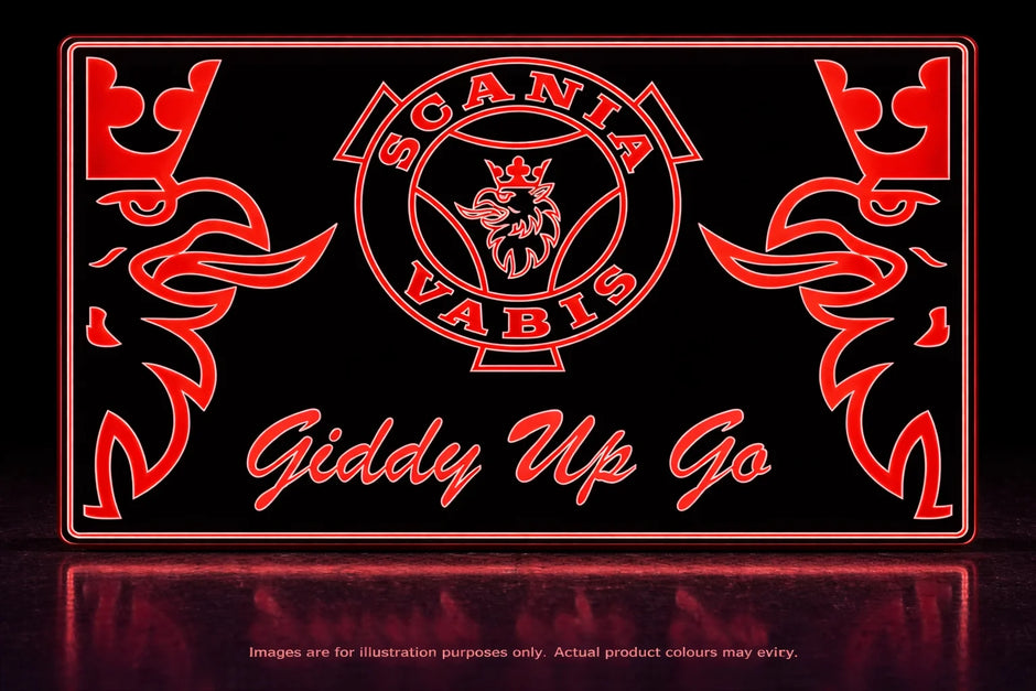 STYLE 1 SCANIA GIDDY UP GO RGB COLOUR INTERIOR LIGHT BOARD