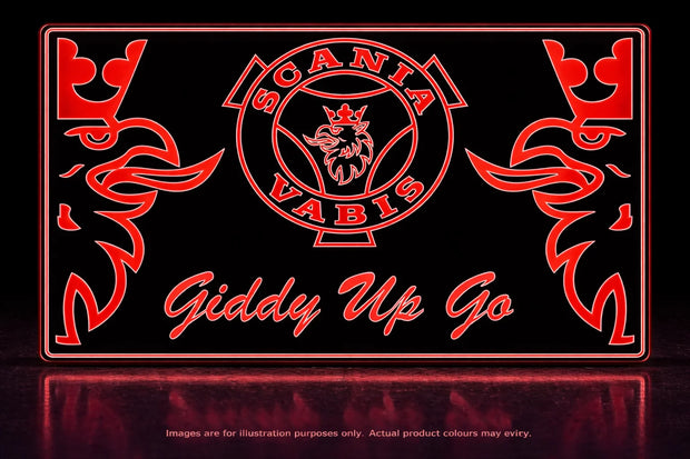 STYLE 1 SCANIA GIDDY UP GO RGB COLOUR INTERIOR LIGHT BOARD