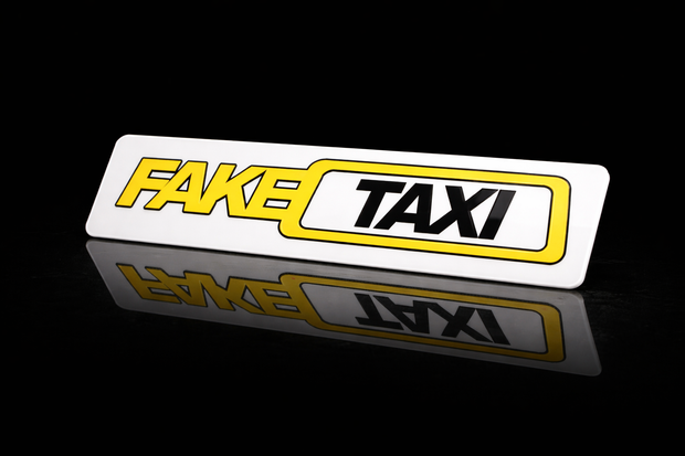 PRINTED STYLE 66 FAKE TAXI NOVELTY NUMBER PLATE