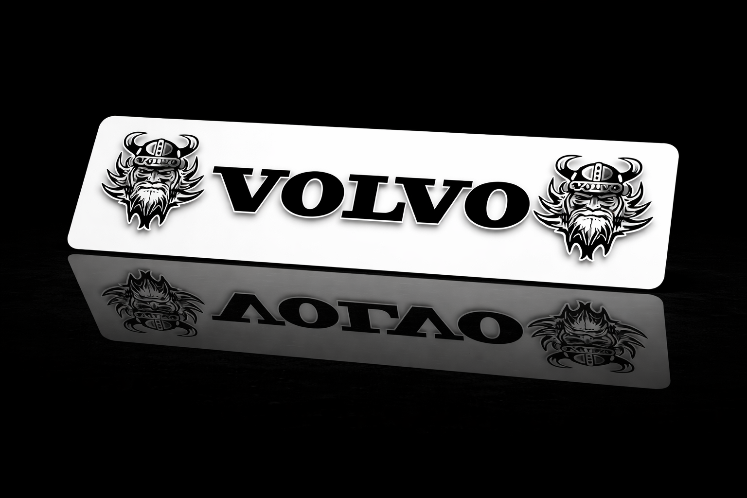 PRINTED STYLE 62 VOLVO NOVELTY PLATE