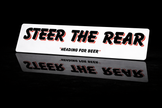 PRINTED STYLE 58 STEER THE REAR NOVELTY PLATE