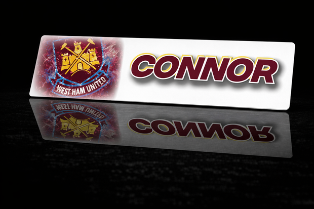 PRINTED STYLE 52 WESTHAM UNITED PERSONALISED NOVELTY PLATE