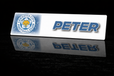 PRINTED STYLE 51 LESTER CITY PERSONALISED NOVELTY PLATE