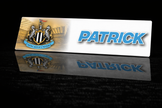 PRINTED STYLE 49 NEWCASTLE UNITED PERSONALISED NOVELTY PLATE