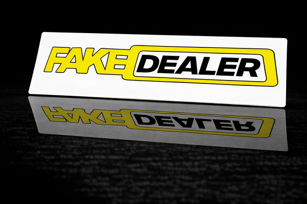 PRINTED STYLE 43 FAKE DEALER NOVELTY PLATE
