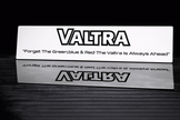 PRINTED STYLE 30 VALTRA FORGET THE GREEN BLUE AND RED NOVELTY PLATE