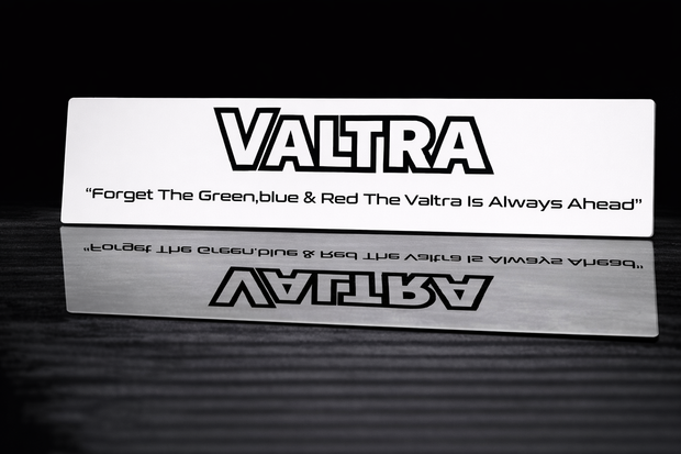 PRINTED STYLE 30 VALTRA FORGET THE GREEN BLUE AND RED NOVELTY PLATE
