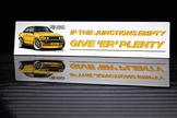 PRINTED STYLE 23 MK2 ESCORT IF THE JUNCTIONS NOVELTY PLATE
