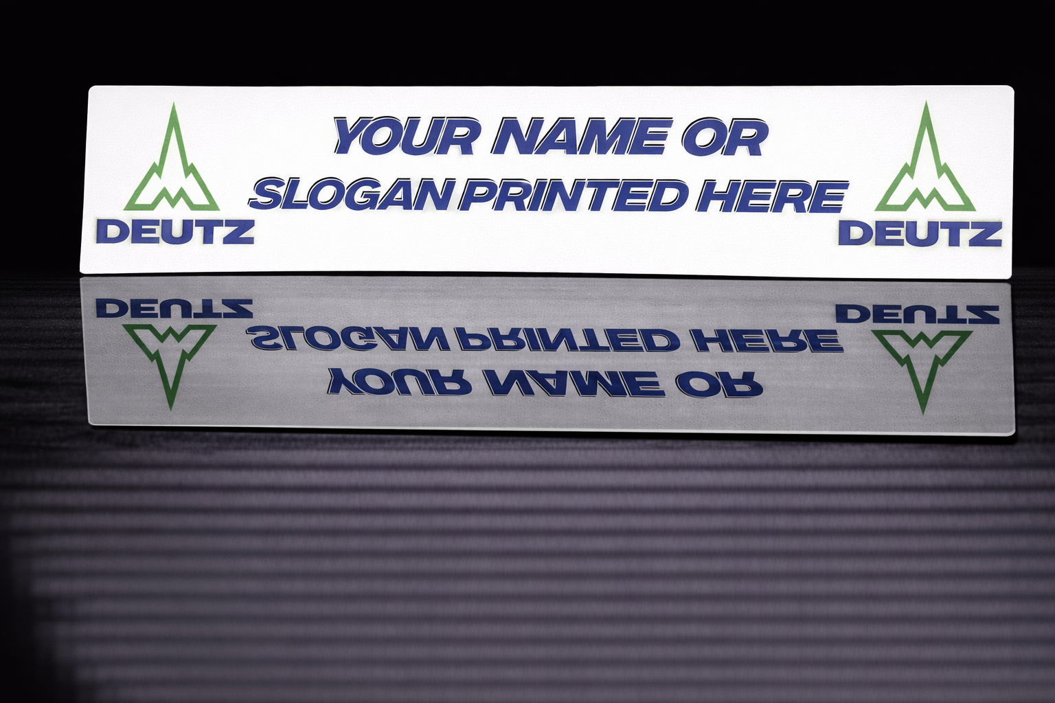 PRINTED STYLE 18 DEUTZ PERSONALISED NOVELTY PLATE