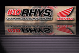PRINTED STYLE 12 HONDA PERSONALISED NOVELTY PLATE