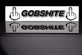 PRINTED STYLE 10 GOBSHITE NOVELTY PLATE