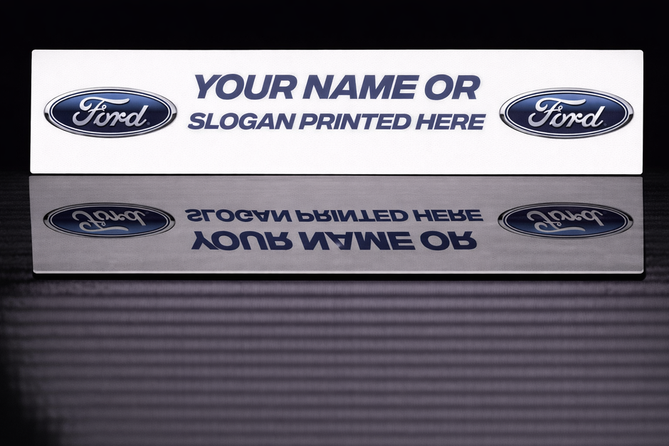 PRINTED STYLE 7 FORD PERSONALISED NOVELTY PLATE