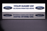 PRINTED STYLE 7 FORD PERSONALISED NOVELTY PLATE
