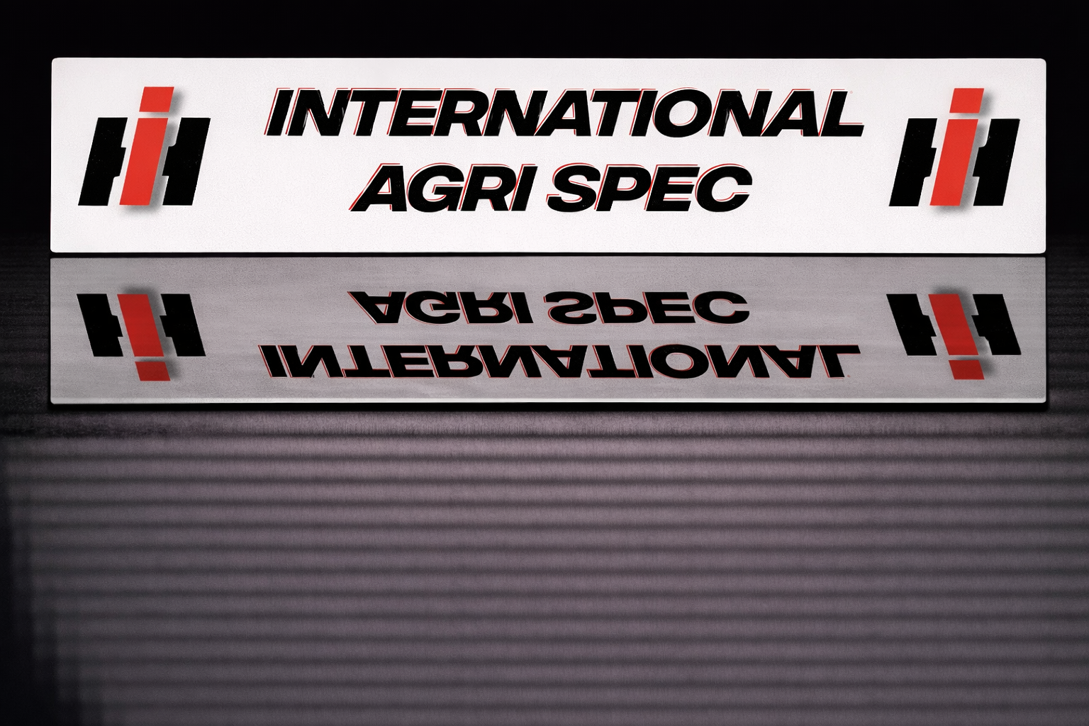 PRINTED STYLE 3 CASE IH PERSONALISED NOVELTY PLATE