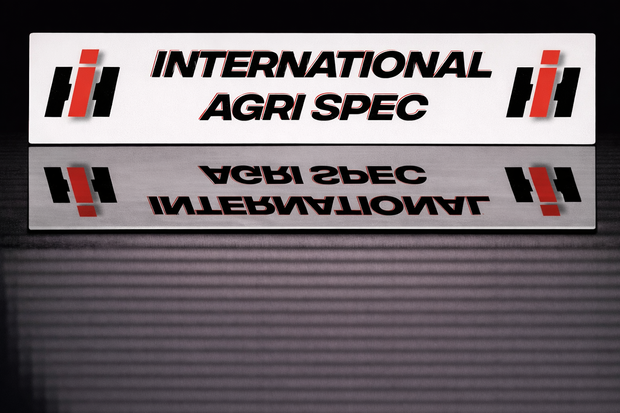 PRINTED STYLE 3 CASE IH PERSONALISED NOVELTY PLATE
