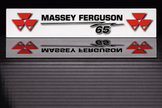PRINTED STYLE 2 MASSEY FERGUSON PERSONALISED NOVELTY PLATE