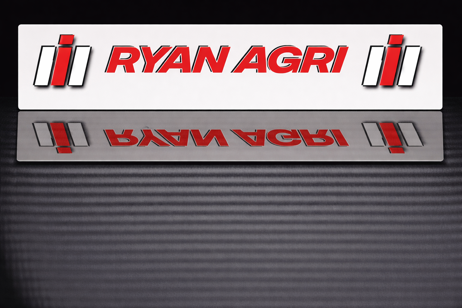 PRINTED STYLE 1 CASE IH AGRI PERSONALISED NOVELTY PLATE