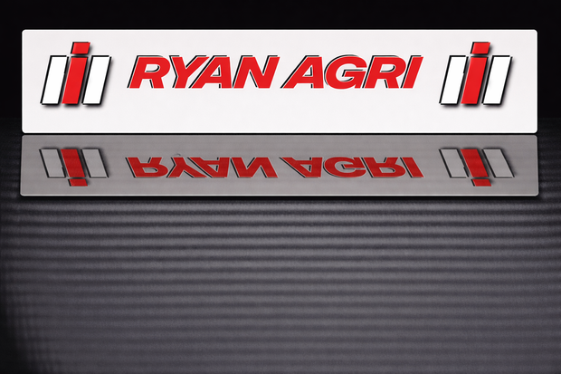 PRINTED STYLE 1 CASE IH AGRI PERSONALISED NOVELTY PLATE