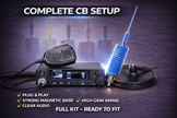 2ft CB Radio & Ariel Setup  - Radio, Aerial  & Magnet Mount