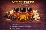 Genuine Poppy Grace mate Scented Car Perfume 150ml Bottle - VANILLA SCENT