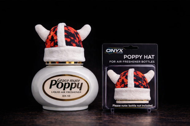 Poppy Grace Mate Danish Plush Red Poppy Hat